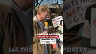 LIA THOMAS SUPPORTER DEFENDS THEIR SUPPORT & EXPLAINS THEIR REASONING