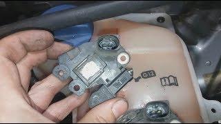 Пассат б5 замена щеток генератора валео / Valeo alternator repair , brush change