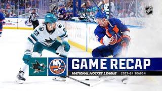 Sharks @ Islanders 12/5 | NHL Highlights 2023