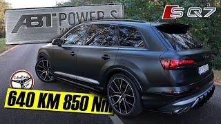 2023 Audi SQ7 V8 TFSI ABT (640 KM) | V-MAX, 0-100, 100-200, 200-250 km/h, AUTOBAHN. | 4K