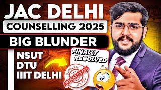 JAC Delhi Counselling 2025: Cut-Offs & Urgent Update! New choice filling