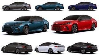 NEW 2025 Toyota CAMRY - Colors Detailed Comparison | What is your favourite?