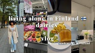 DAY IN MY LIFE AS A NURSING STUDENT IN FINLAND || LIVING ALONE VLOG