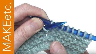 How to knit the Knit Stitch: Beginner's Knitting Tutorial with Fiona Goble Lesson 3