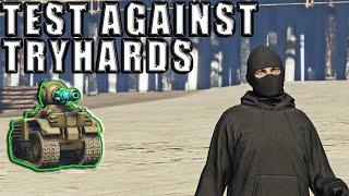 Testing Rc Tank Against Tryhard On Foot - Invade and Persuade Tank In Gta 5 Online