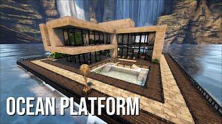 Ark Survival Evolved: A Modern Mansion Ocean Platform Base