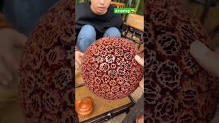 Amazing, Hand made wood Craft Globe, decor items #woodcrafts #woodworking #art #shortsfeed #ytshorts