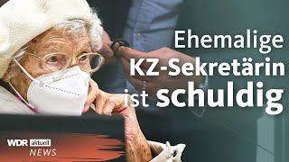 Beihilfe zum Mord: Frühere Sekretärin des Konzentrationslagers Stutthof ist schuldig | WDR aktuell