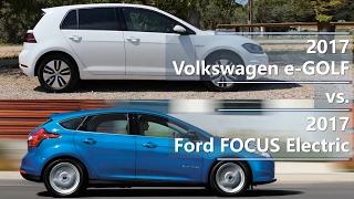 2017 Volkswagen e-GOLF vs 2017 Ford Focus Electric (technical comparison)