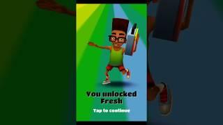 Unlocking Characters - Unlocking FRESH - Subway Surfers