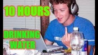 10 Hours Zuckerberg Drinking Water