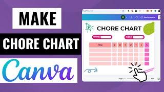 How To Make a Chore Chart On Canva | Easy Step-by-Step Tutorial!