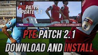 PES 2018 PTE Patch 2.1 Install