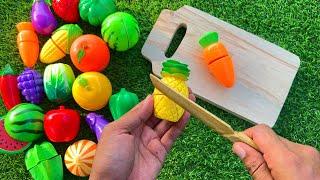 How to Cutting Wooden & Plastic FruitVegetables, Mango Kiwi |Satisfying VideoSquishy ASMR