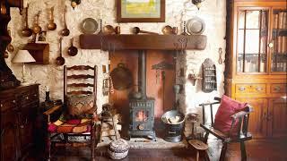 Ambience/ASMR: Cottage Hearth with Wood-Burning Stove, 8 Hours