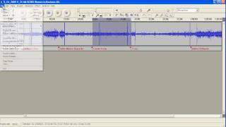 Split and Export Audio Files With Audacity