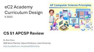 CS 51 AP Computer Science Principles Review [Information Session]