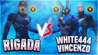 WHITE 444 VINCENZO VS RIGADA | FIRST TIME FACE REVEAL - 1VS2 BEST GAMEPLAY EVER
