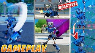 *NEW* STW Starter Pack Lok-Bot (Reactive Back bling) Gameplay! Fortnite