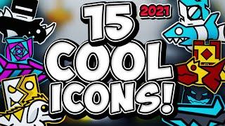 15 Cool Icon Setups In Geometry Dash - GD 2.1 (2021)