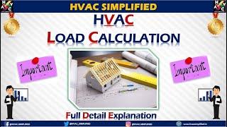 HVAC Load Calculation - Full Detail Explained