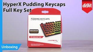 HyperX Pudding Keycaps Full Key Set Unboxing