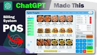 How to Create a Cloud-Based POS System Using ChatGPT AI | HTML, CSS, JS, PHP, MySQL |  website