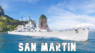 World of WarShips San Martín - 5 Kills 332K Damage