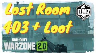 Lost Room 403 Key Location with Loot - DMZ Warzone 2.0