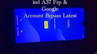 itel A37 frp and Google Account Bypass latest  trick