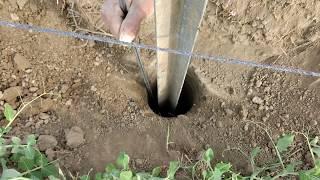 How to do Farm Fencing using used iron angles | DIY