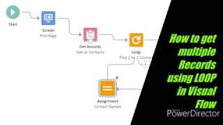 Get Multiple records using Loop in Visual Flow - Salesforce