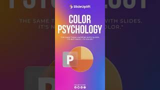 Color Psychology for presentation is your glam squad to get noticed by your boardroom  