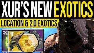 Destiny 2 | XUR'S NEW EXOTICS & LOCATION! DLC Exotics, NEW Engram & Where is Xur | 3rd January 2020