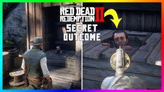 What Happens If Shoot The Guy Hiding In The Outhouse In Red Dead Redemption 2? (SECRET Outcome)