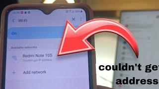 Couldn't get ip address wifi samsung in hindi