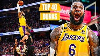 LeBron James - Top 40 LA Lakers Dunks 