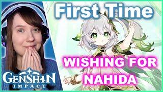 WISHING FOR NAHIDA - My First Character Banner - Genshin Impact PS5 Gameplay