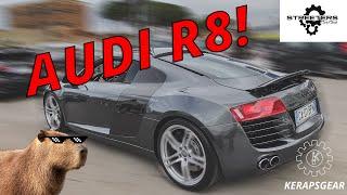 Modified cars leaving Streeters car meet & Mercedes AMG destroys my microphone!