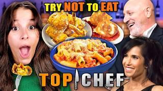 Try Not To Eat - Top Chef #2 (Cheeseburger Dumpling, Marry Me Pasta, Black Chicken)