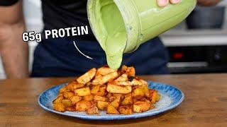 Crispy Potatoes & Chicken With A Delicious Creamy Sauce (65g Protein)