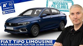 Neuwagen unter 20.000 Euro: Fiat Tipo Limousine mit Vollausstattung und Diesel | Ausfahrt TV News