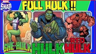 THIS IS BIG !! DECK HIGH EVO RED HULK | MARVEL SNAP