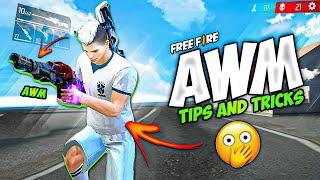 4 Secret AWM Tips And Tricks In Free Fire  Only 1% People Know  || FireEyes Gaming