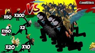 Giant Kai Rider Army Vs Stick War Legacy All Units | Epic Stickman Battle | CoolStick