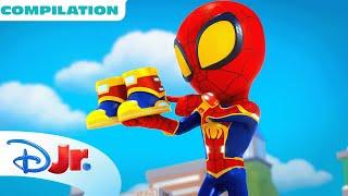 Marvel's Spidey and his Amazing Friends | Spidey and Friends Save the Day!  | @disneyjr​