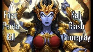 SMITE - First Penta Kill! Kali Clash Gameplay!