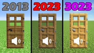 Minecraft in Different Years be like: