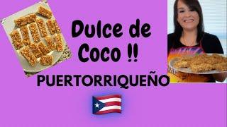 Dulce de Coco Puertorriqueño 