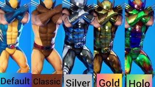 All WOLVERINE STYLES With his emote SNIKT! Fortnite season 4